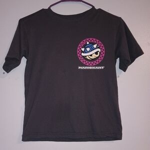 Nintendo Black Mario Kart Kids T-Shirt